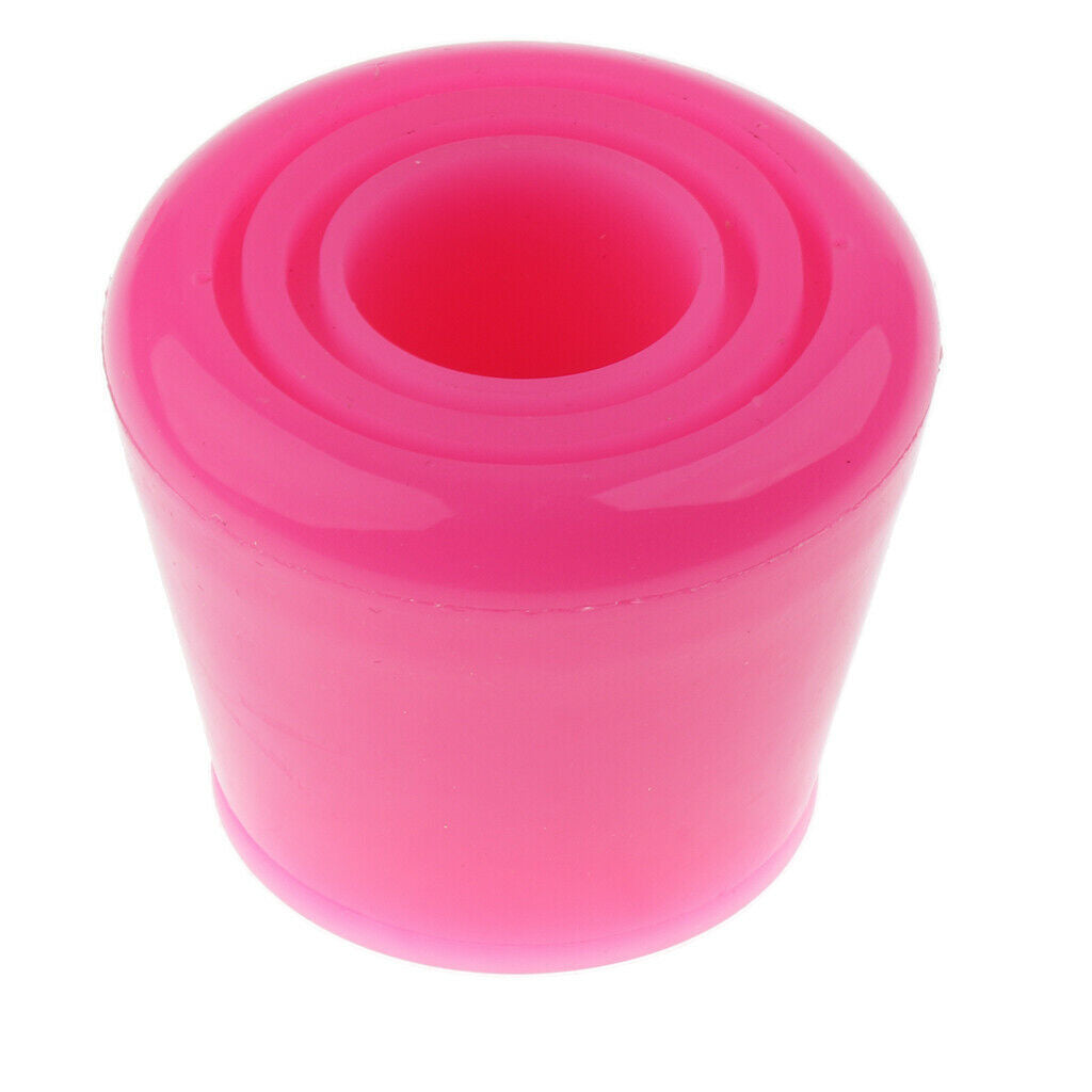 2X 2pcs PU Roller Skates Toe Stops Inline Skates Ice Skates Accessories Pink