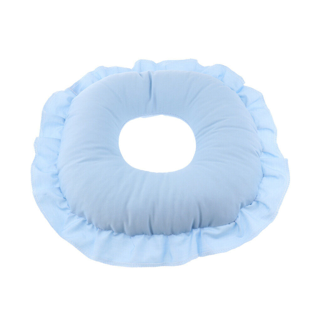 Soft Salon Face Massage Pillow Head Rest SPA Table Cradle Cushion Blue