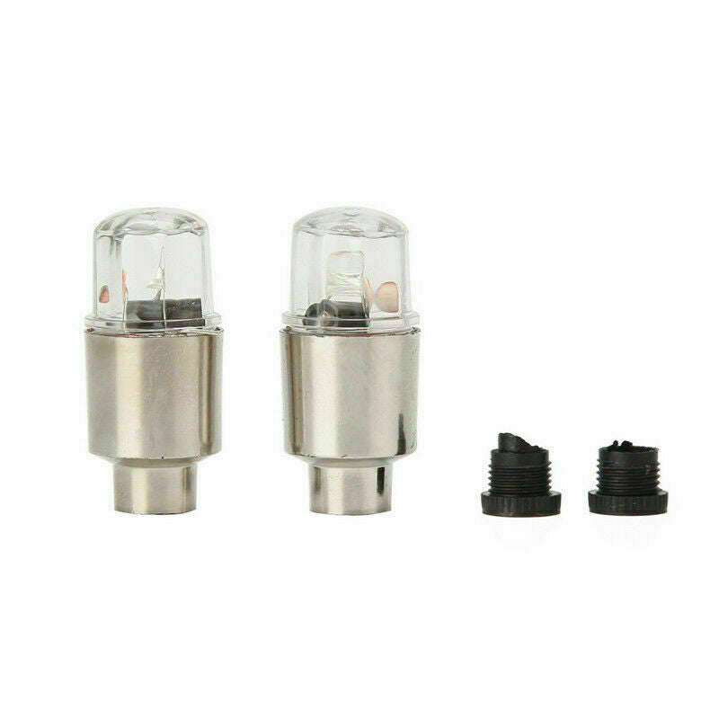 Blue LED Flash Glow Light Lamps Bike Car Motorcycle Wheel Tire Valve Stem Caps