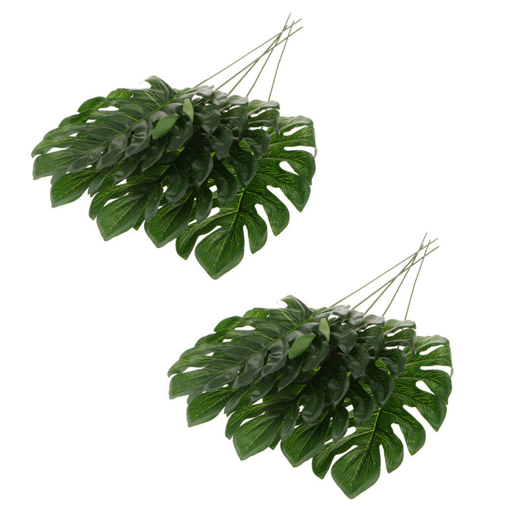 10x Large Tropical Leaf Artificial Palm for Hawaiian Summer Party BBQ Decor