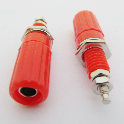 10pcs Red Binding Post Speaker Amplfier 4mm Banana Jack