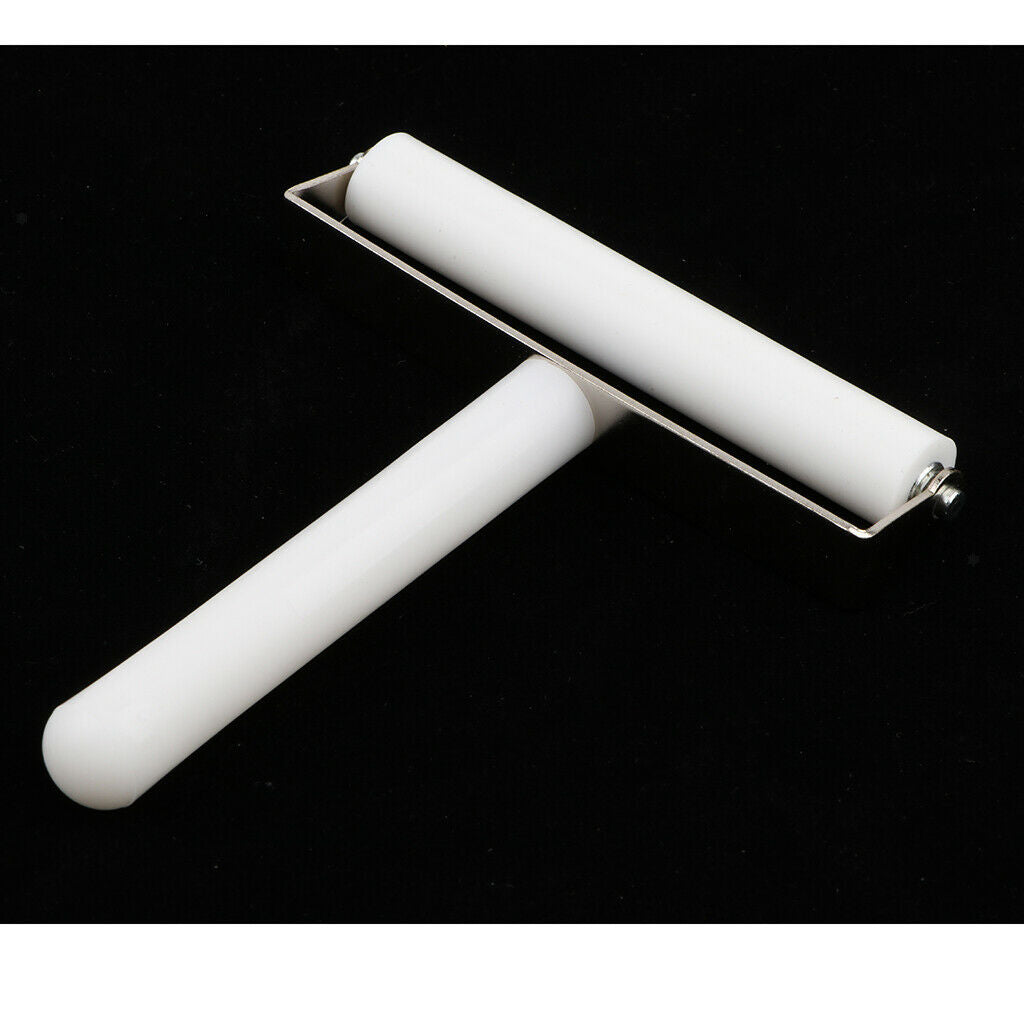 10cm Glue Rubber Pasting Applicator Roller Wheel for LCD OCA, LOCA, Polarize