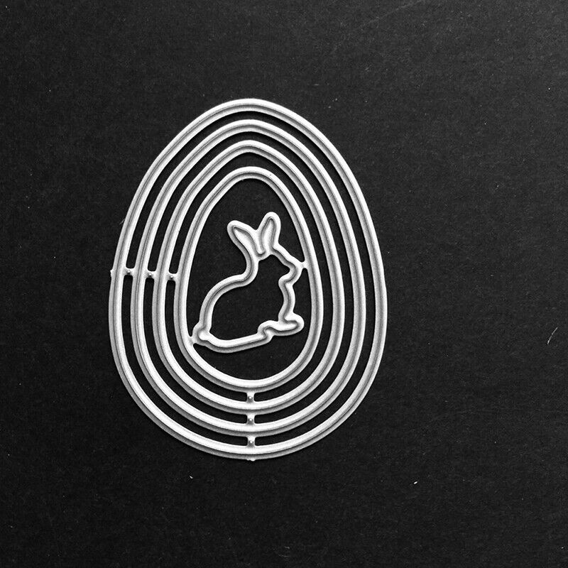 Carbon Steel Easter Eggs Rabbit Cutting Dies Scrapbook Book Card Dec.l8