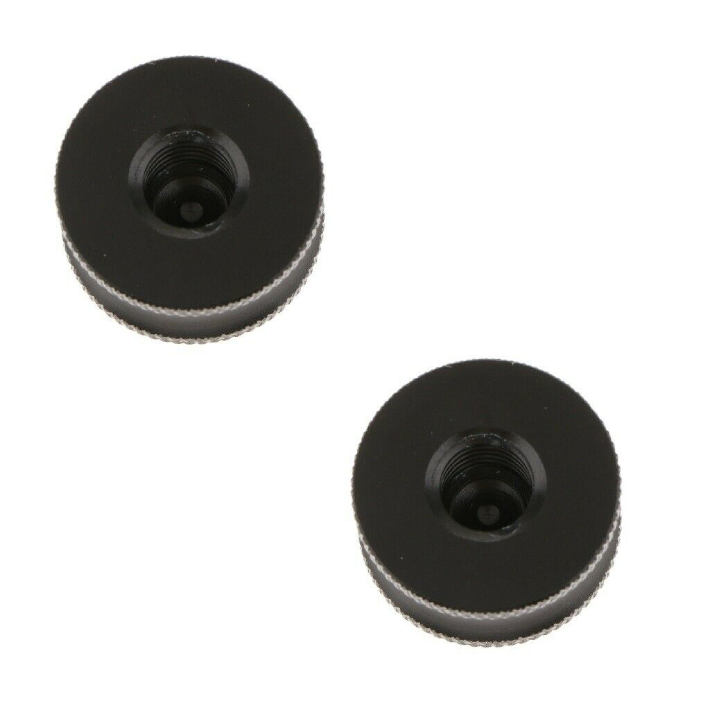 2x Tripod Cam 1/4 "male to 3/8" Female Adapter Plate Converter Black