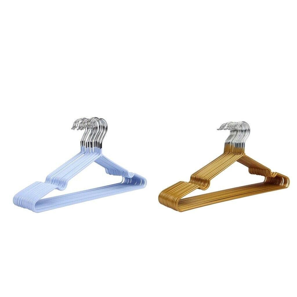 20 pieces Clothes Hanger Wardrobe Clothing Hanging Rack Bar for Home Laundry