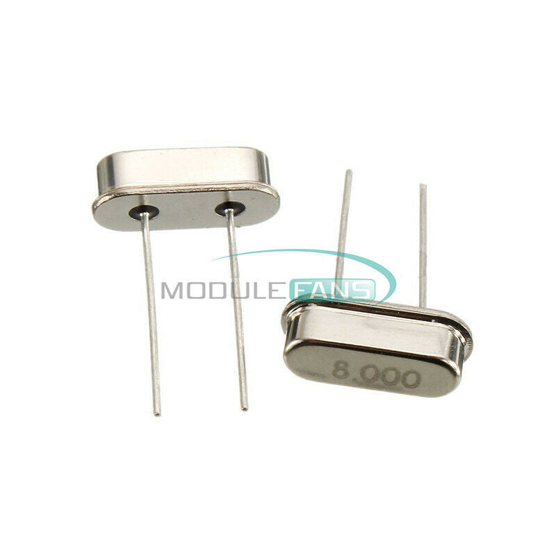 50PCS 8.000MHZ 8MHZ 8 MHZ 8M HZ Crystal Oscillator HC-49S NEW