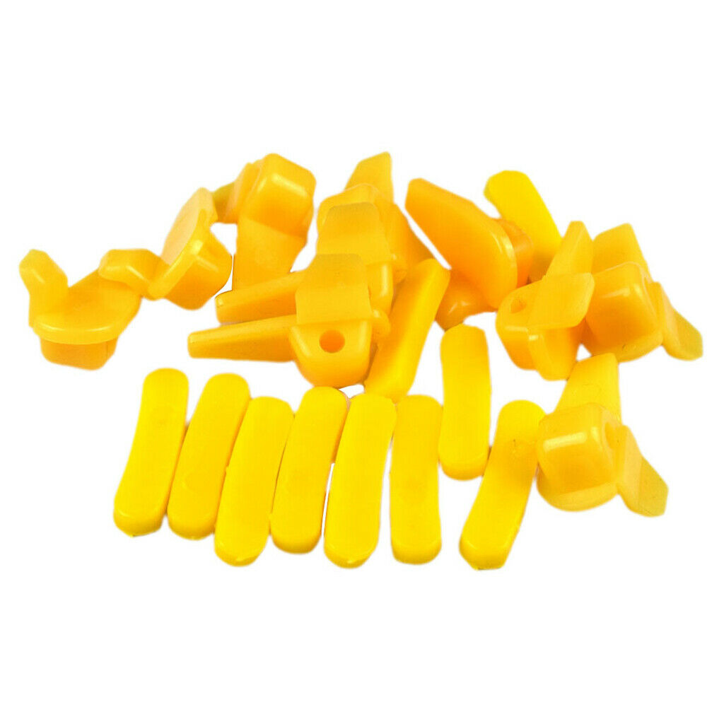 10 Pack 45mm Yellow Grilled Plastic Tire Changer Bird Head Remover Pad
