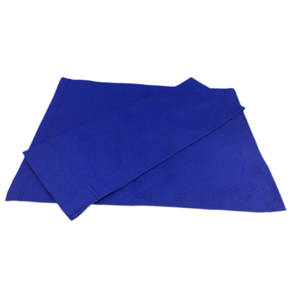 4X Canvas Backrest Seat Cloth for Cross Folding Chair/Stool/Seat Blue