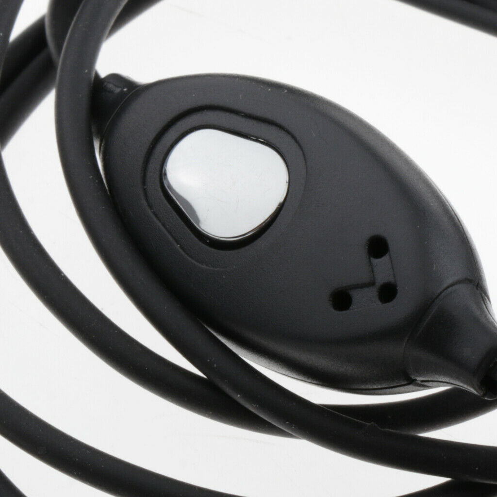 2PC 2 PIN Earpiece Ear Hook Interphone Earphone for BAOFENG UV5R+ BF-888S
