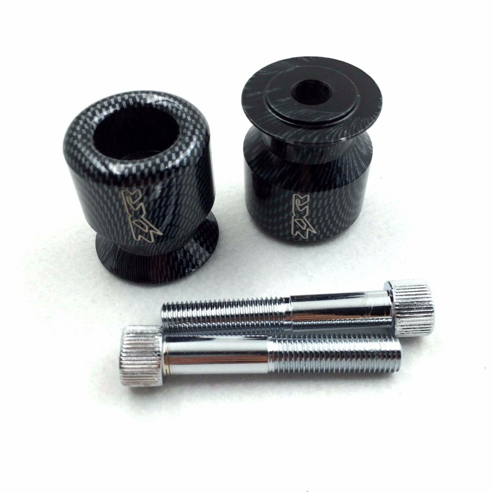 Swingarm Spools for Kawasaki Ninja 250 ZZR600 650R Z1000 ZRX1200 ZX12R Carbon