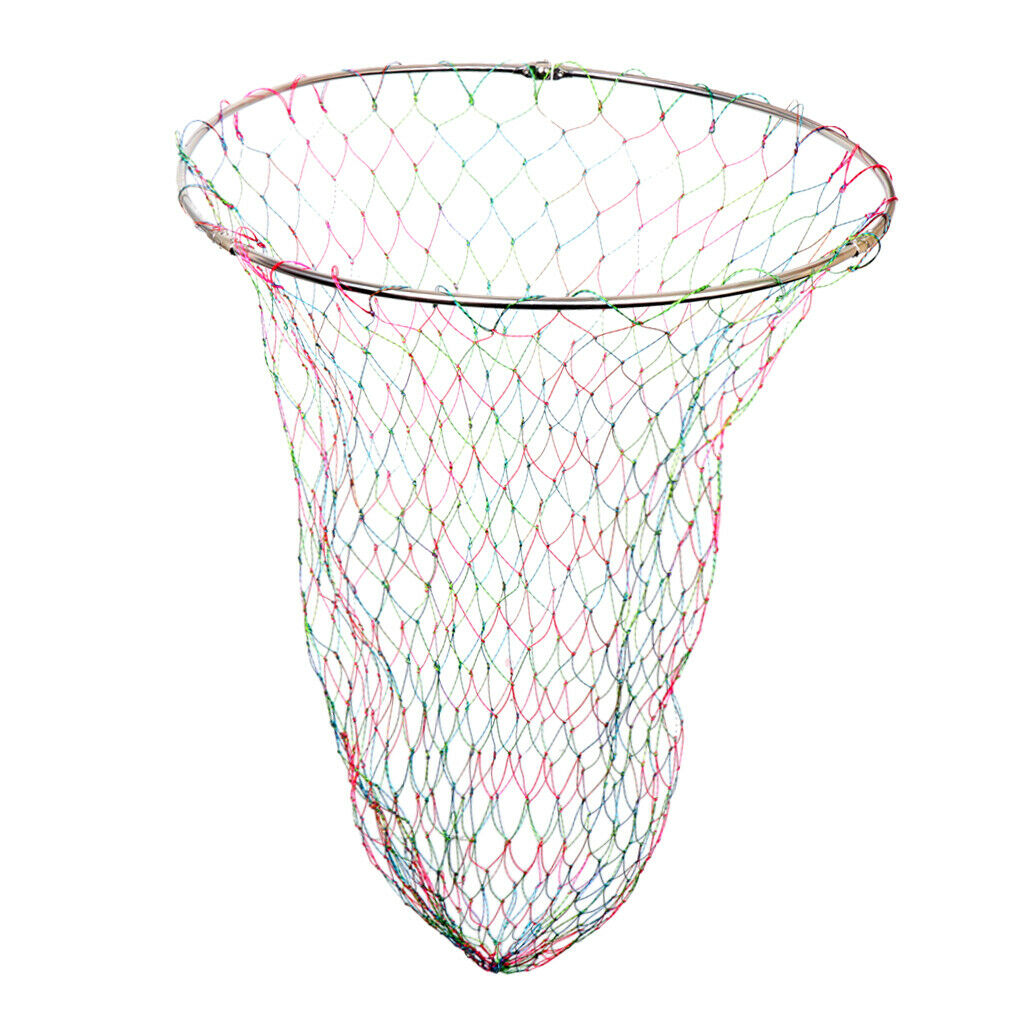 2x Colorful Landing Net Floating Carp Spoon Net Head With Universal Thread