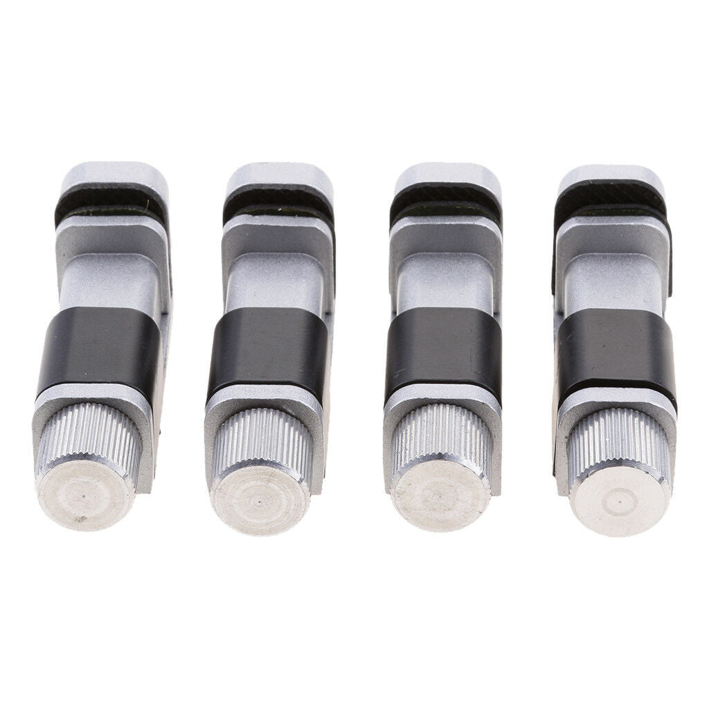 4x Metal Clip Fixture for Phone LCD Digitizer Screen Fastening Rubber Clamp