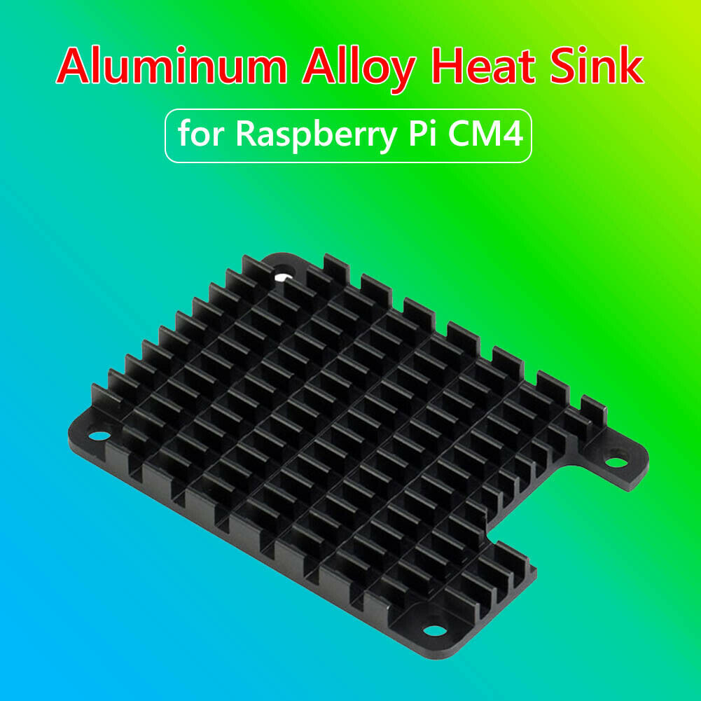 Aluminum Heatsink Notched for Antenna Heat Dissipation for Raspberry Pi Compute