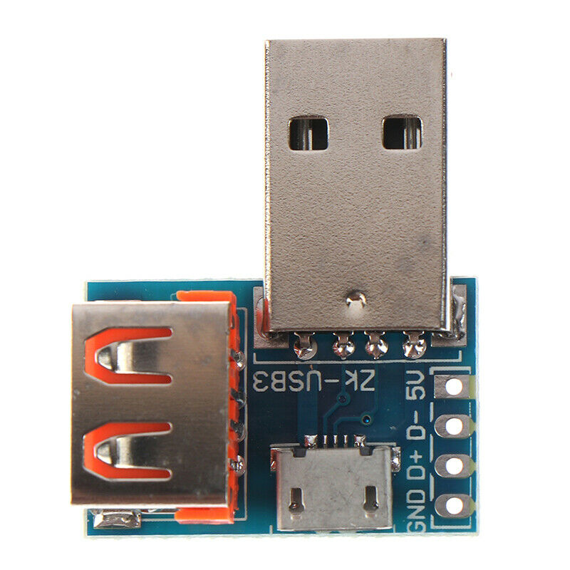 USB Converter USB Male to Female to Micro USB to 4P Adapter 2.54mm Connecto.DD