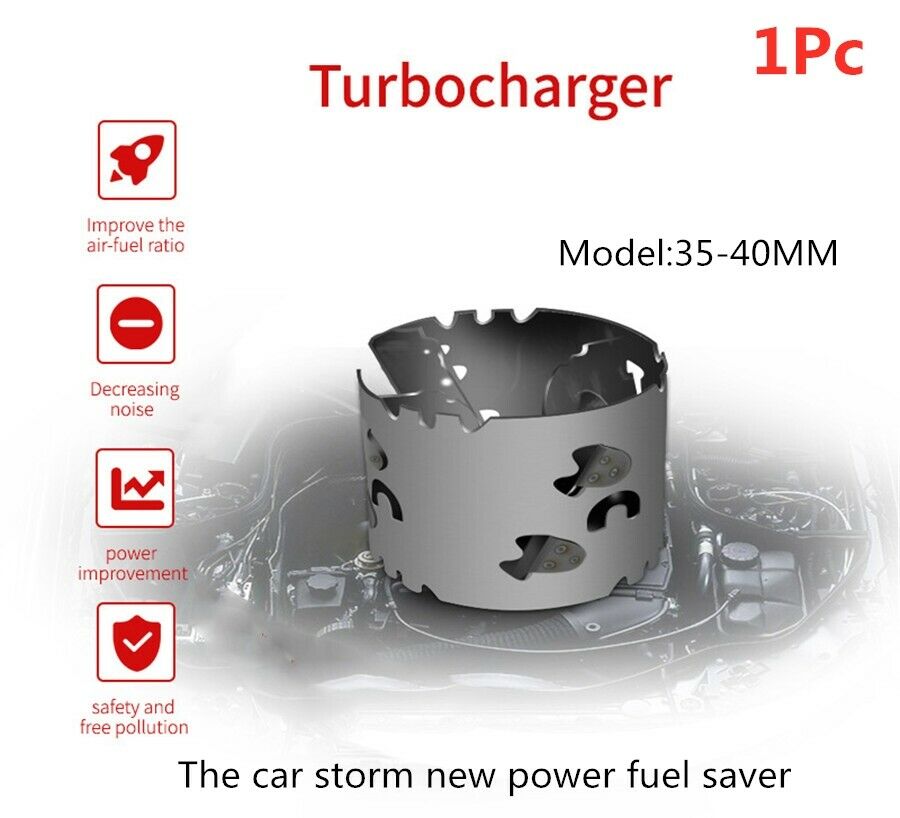 35-40MM OBD2 Turbocharger Fuel Saver Intake Modified Accelerator Motorcycle Car