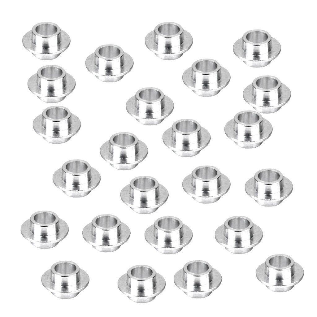 24 pieces skateboard spacers light metal bearings replacement roller skate