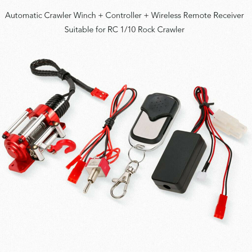RC Crawler Steel Winch Wireless Control Receiver for 1:10   -4 HSP