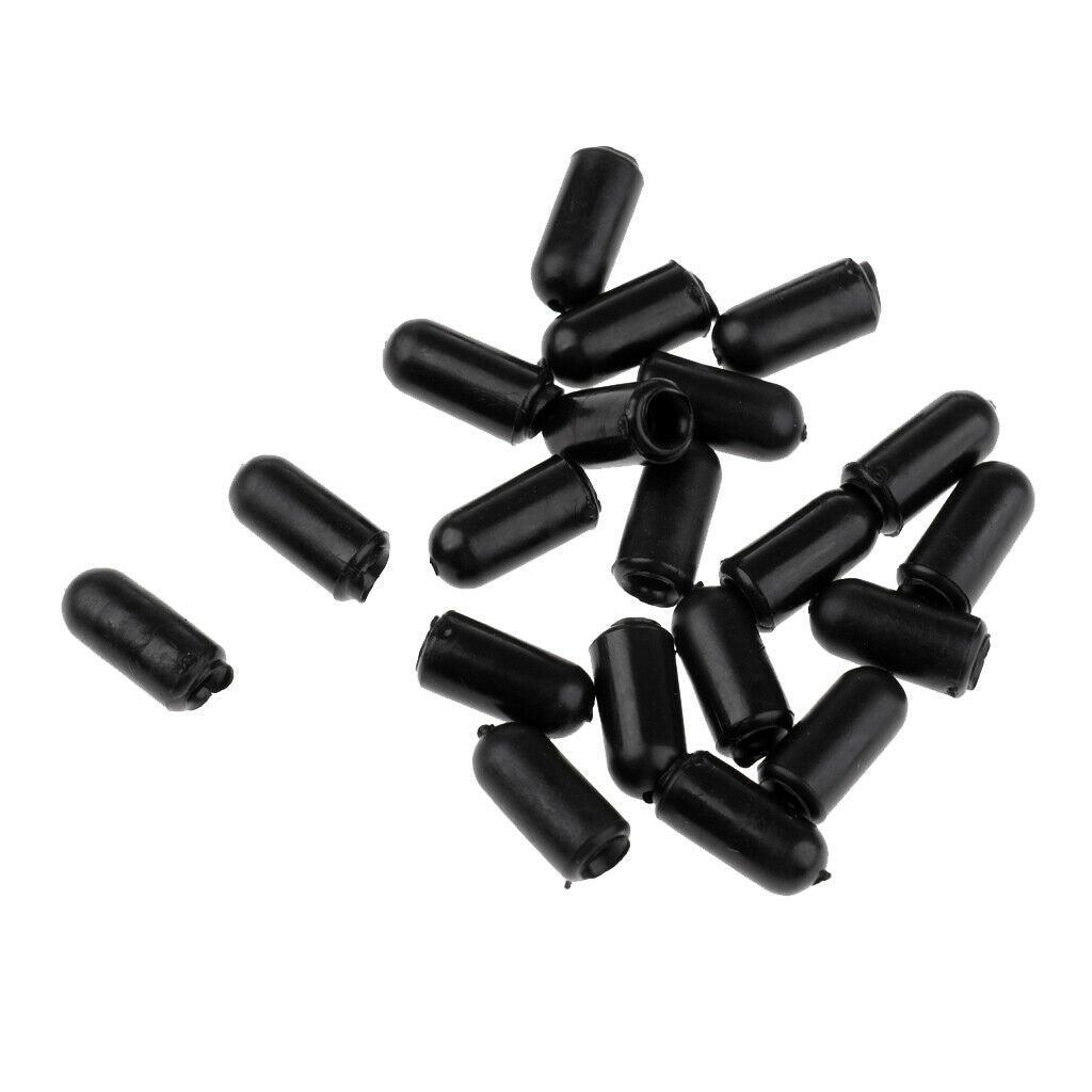 20x fishing shock absorbing rubber buffer beads for rig Hestellen - fishing