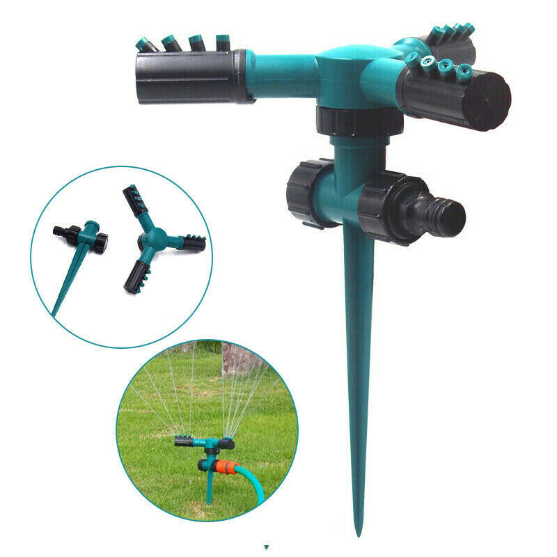 360° Rotating Lawn Sprinkler Automatic Garden Water Sprinklers Irrigation.l8