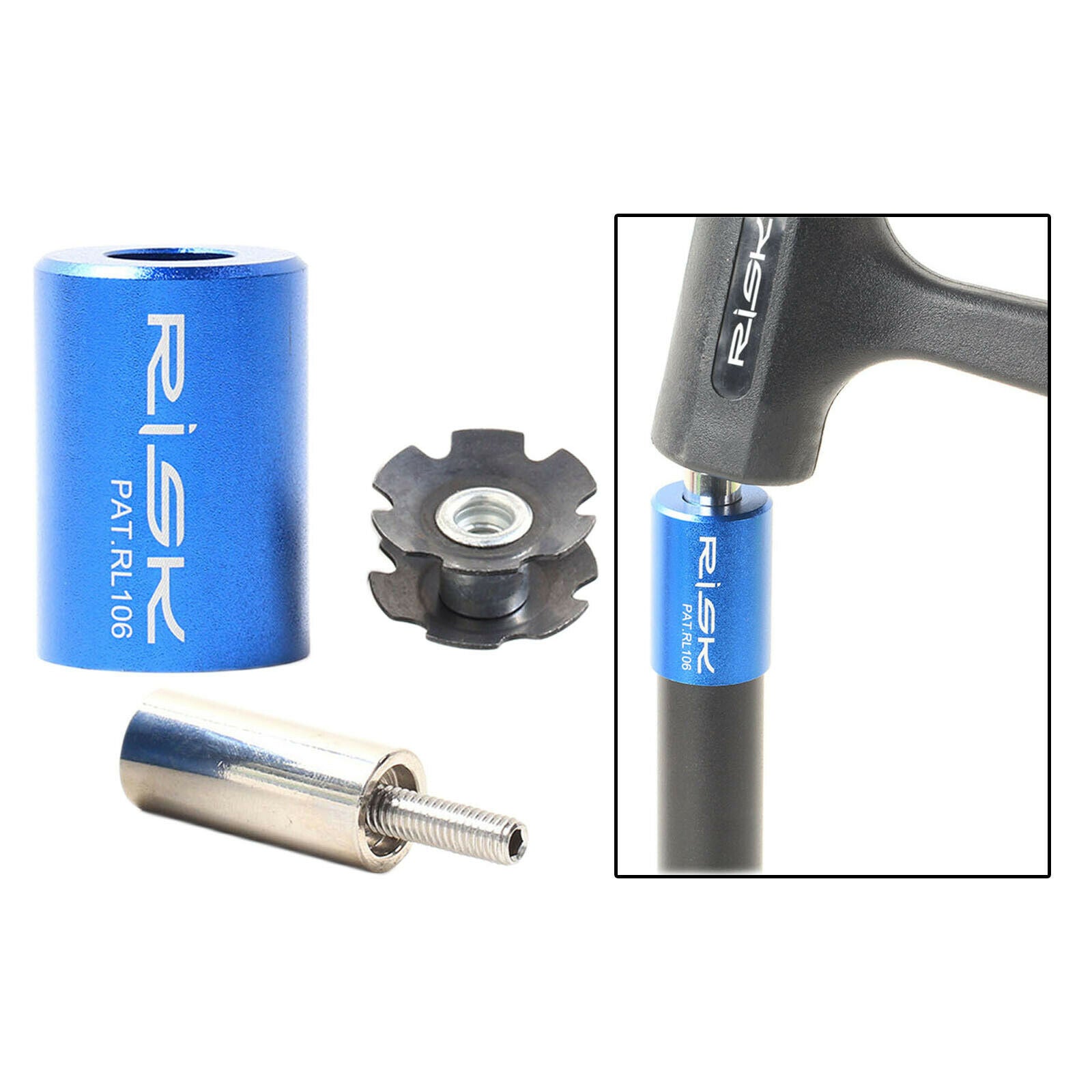 Bike Headset Driver Star Nut Threadless 28.6mm Installer Cycling Accessories