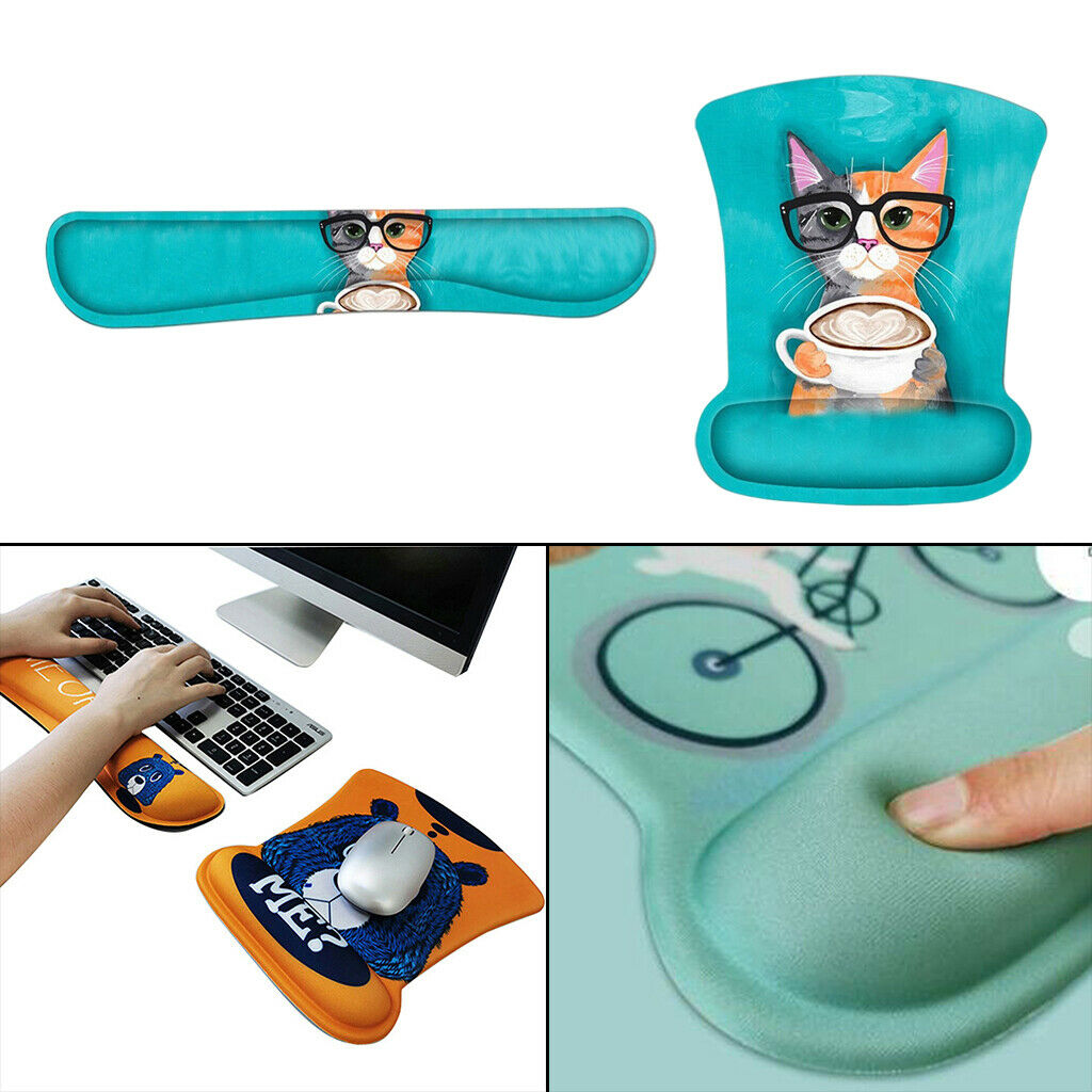 Mouse Mat Soft Memory Foam Computer Games Mouse Mice Pad For Computer Office
