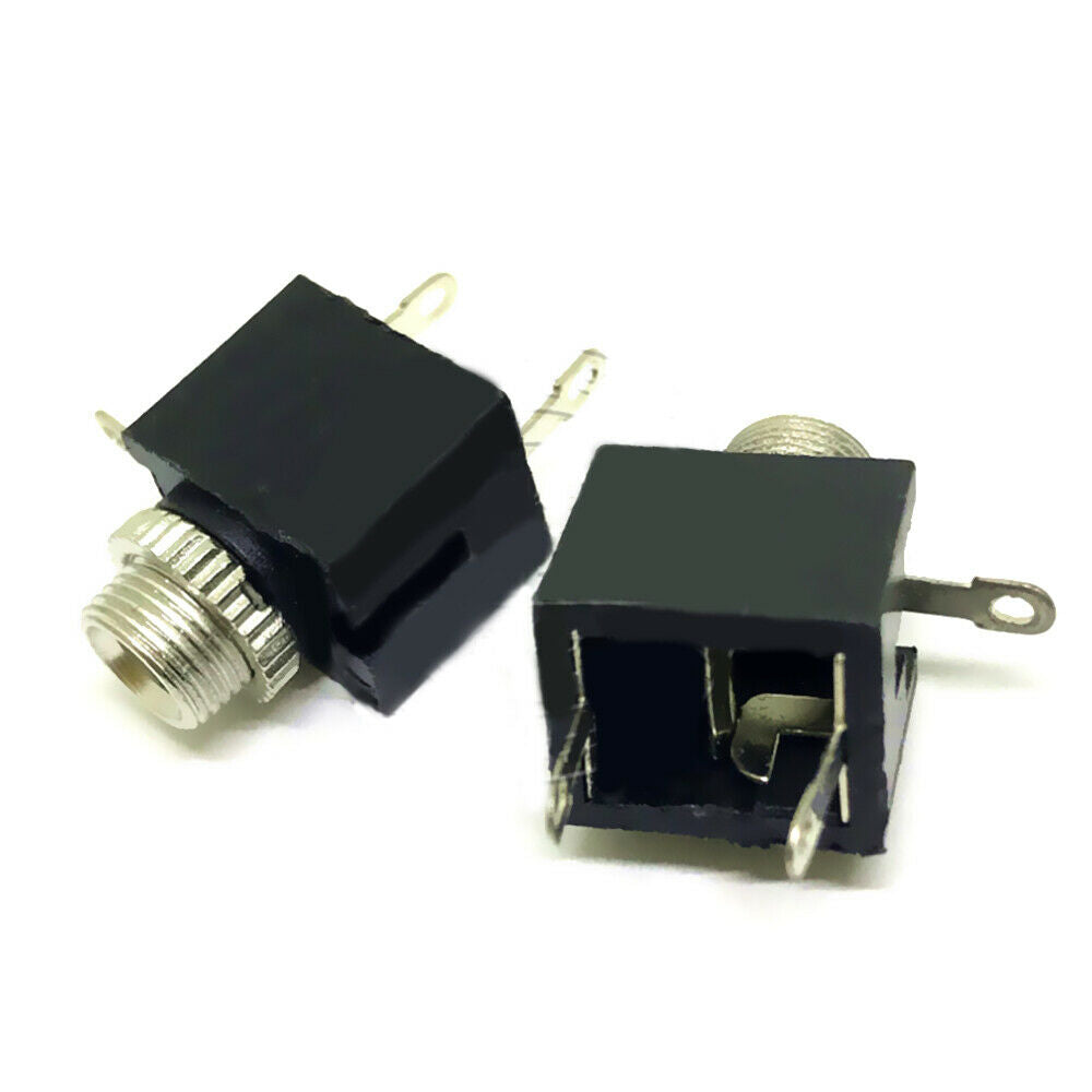 10Pcs 3 Pin DIP Female Audio Connector Headphone Jack Socket Mono Channel