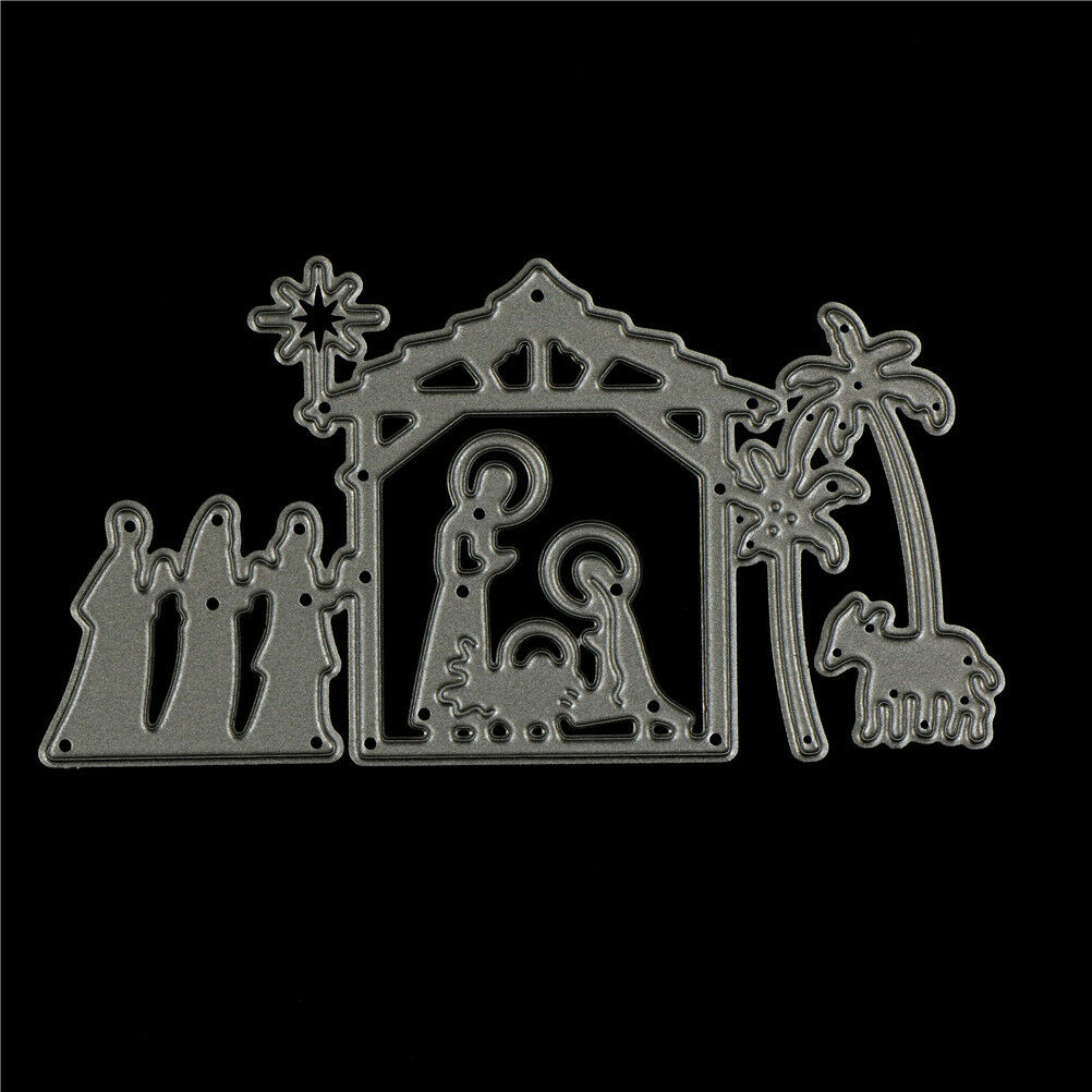 Happy Jesus's birth Metal Cutting Dies Stencils For DIY Scrapbooking Card.l8