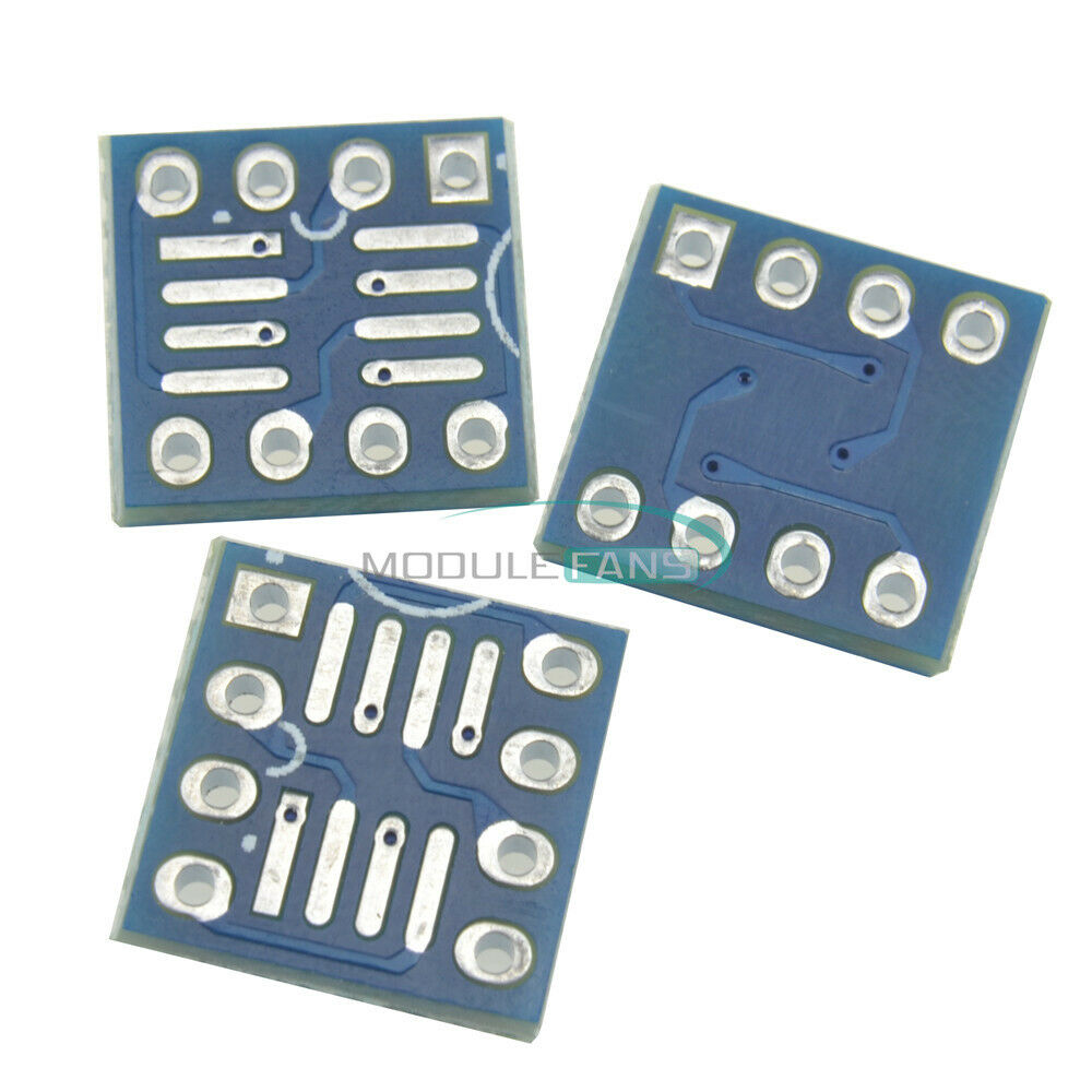 50PCS SOP8 SO8 SOIC8 TSSOP8 MSOP8 DIP8 Adapter PCB Conveter Board DIY