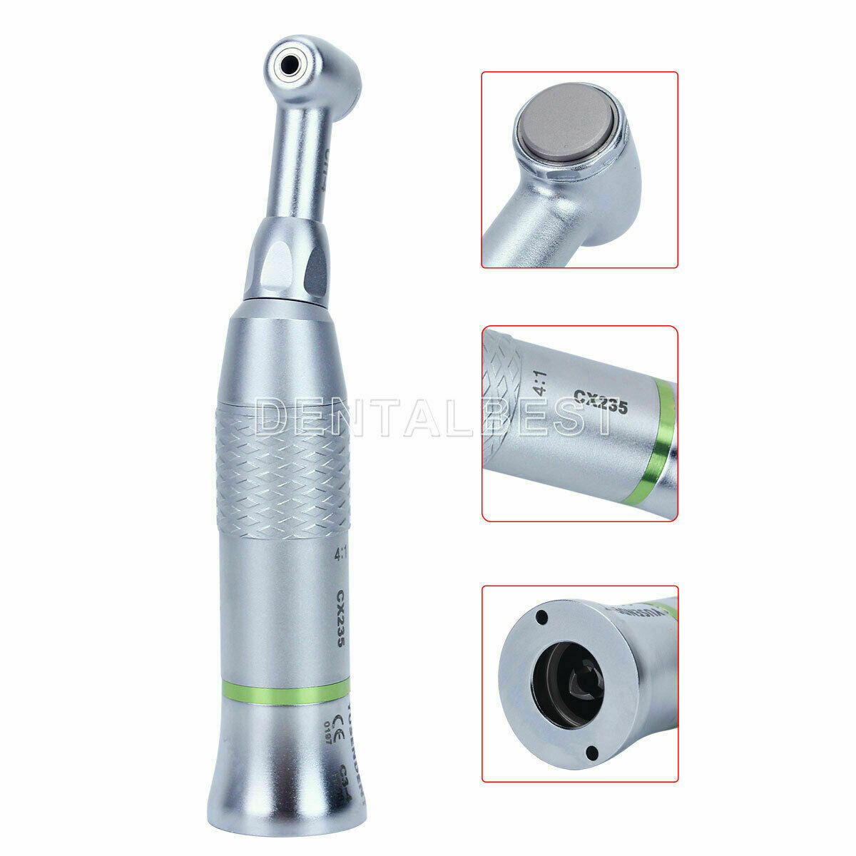Dental 4:1Reduction Low Speed Contra Angle Push Button Handpiece COXO CX235 C3-4