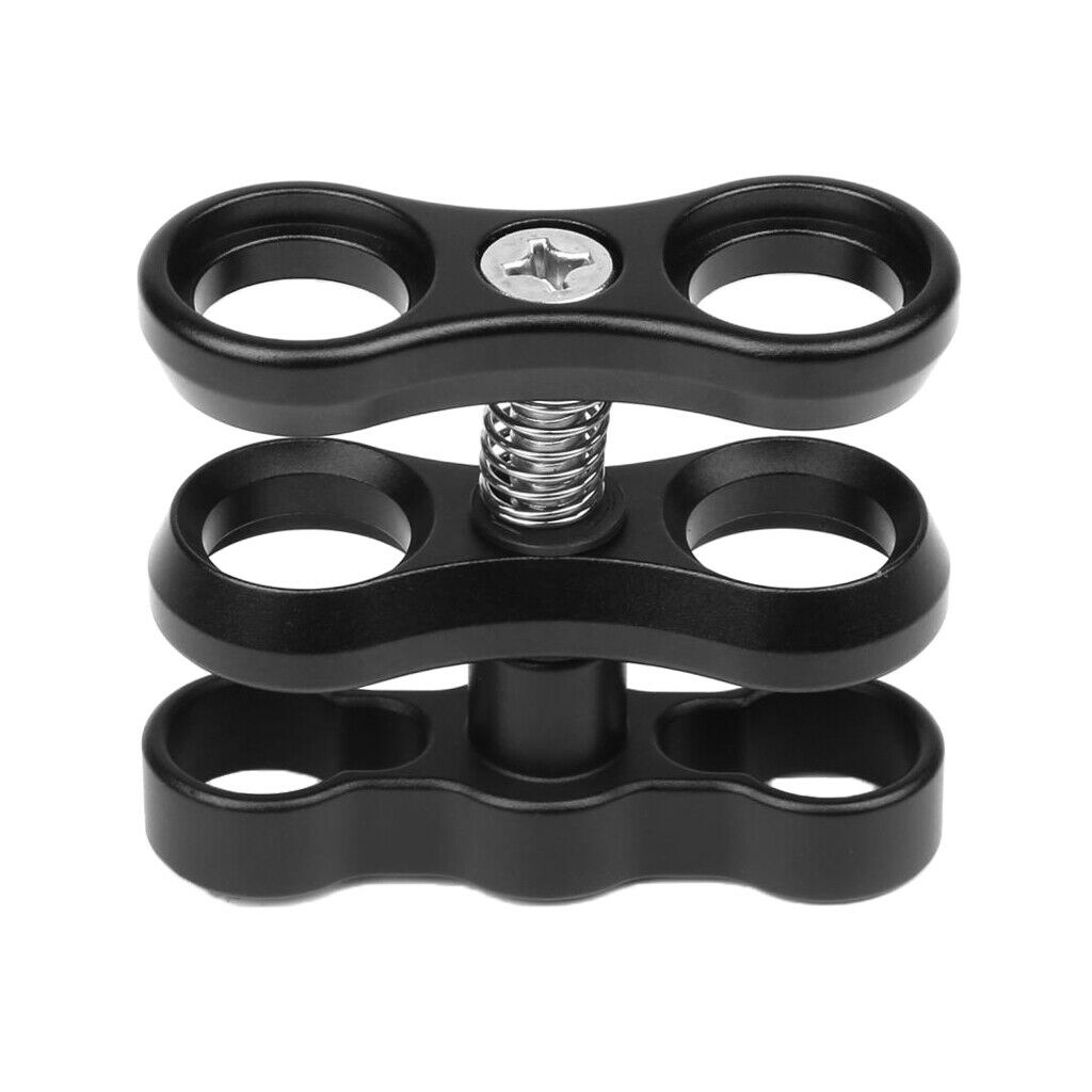 2x 360 Degree Aluminum Alloy Diving Ball Clamp Clip for Action Sports Camera