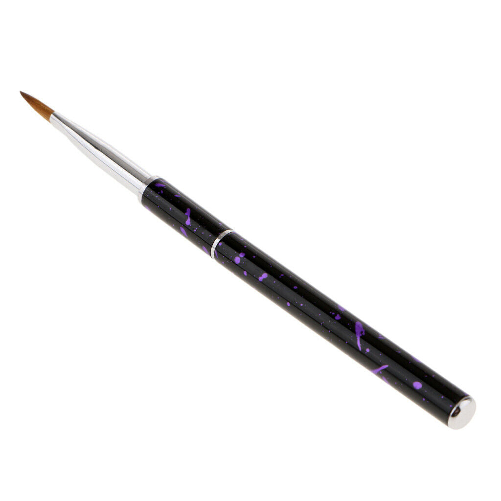 Mermaid UV Gel Nails Polish Nail Art Drawing Painting Pen Brushes 01Purple