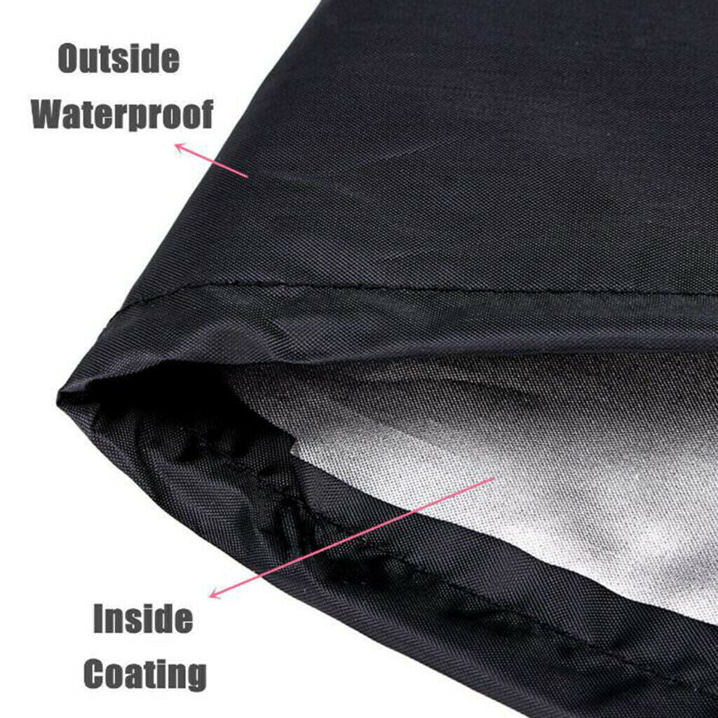 Patio Round Fire Pit Cover Waterproof UV Protector Grill BBQ Cover 30''