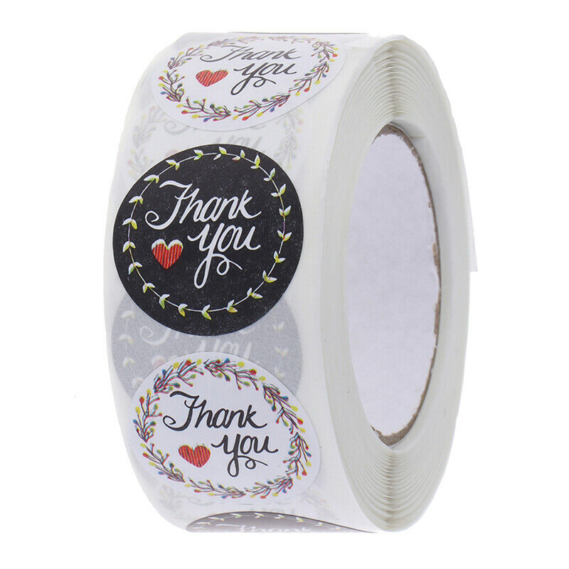 500 Pcs Thank You Stickers Seal Labels Scrapbooking Envelopes Seal Sticke.l8