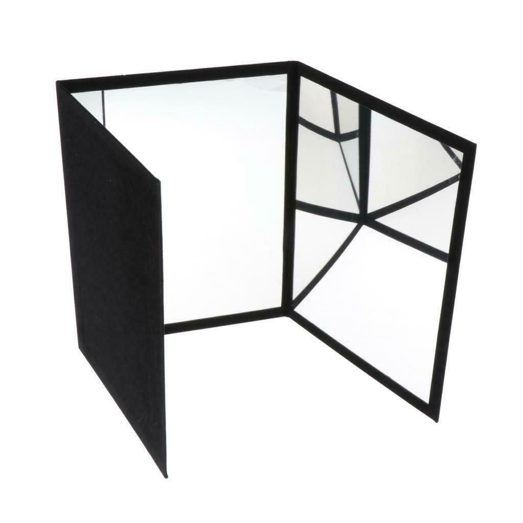 3 Way Practicing Mirror For Magic Tricks Stage Illusion Wizard Accessories