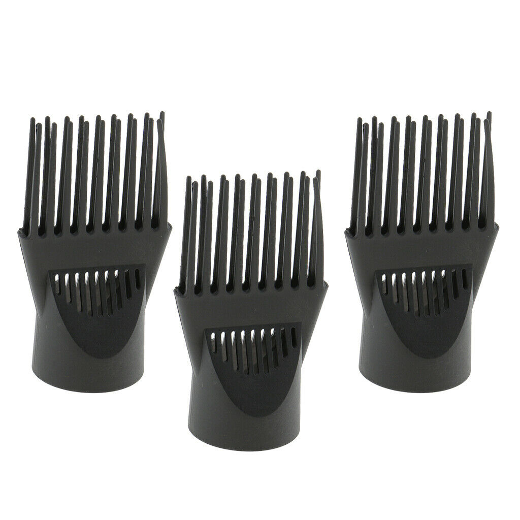 3 Packs Salon Tool Hair Dryer Diffuser Wind Blow Cover Comb Attachment