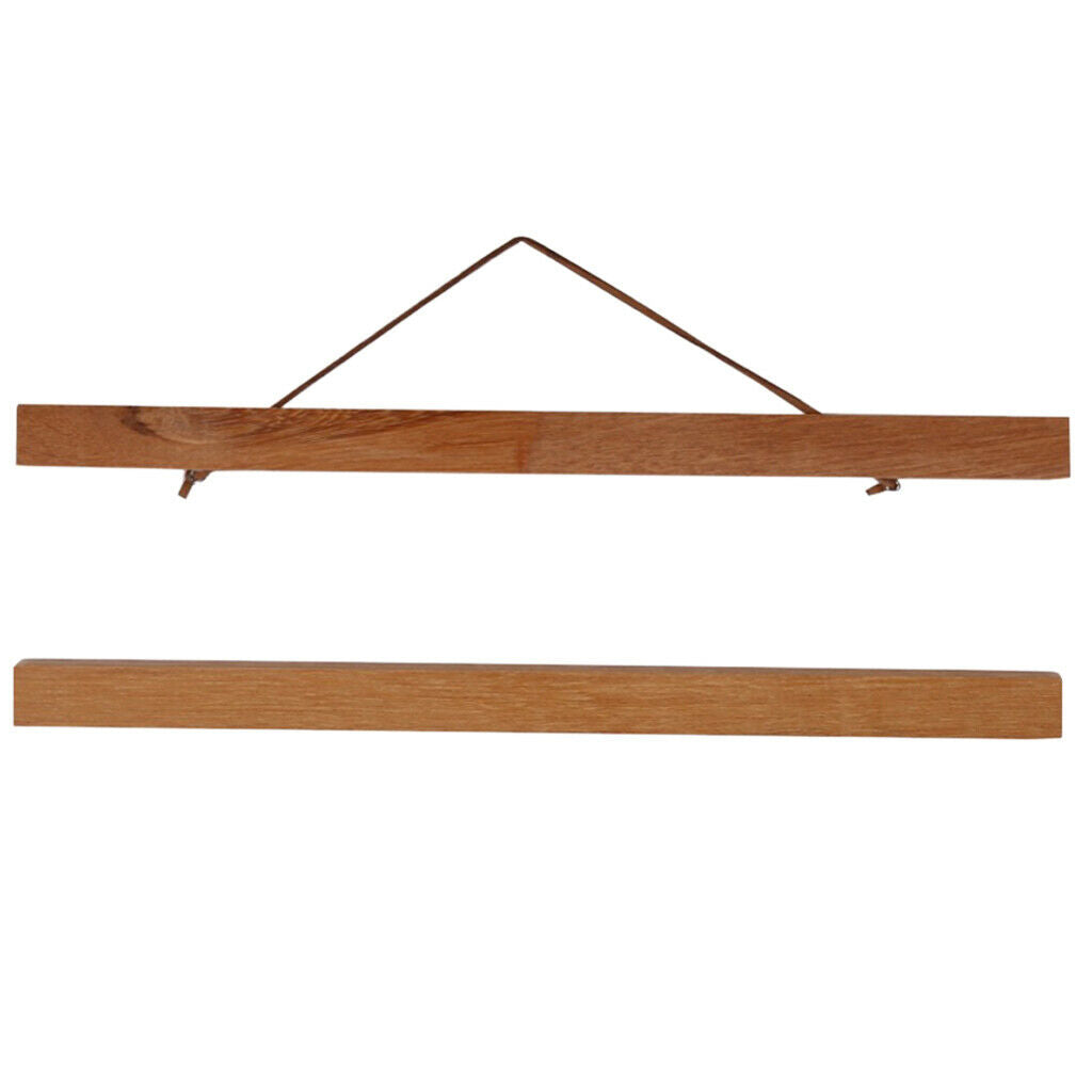 2x 40/50cm Hanging Picture Frames Picture Scroll Hanger Easy to Assembly