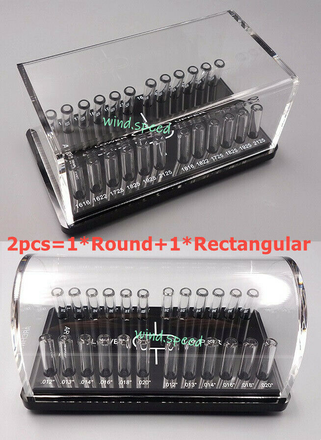 Dental Orthodontic Arch Wire Organizer Storage Box Super Wires Round Rectangular