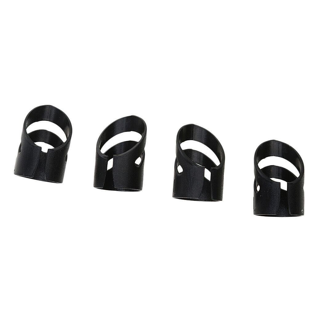 Guitar Accs Fingertip Protection Finger Protection Caps for Bass Ukulele Black L