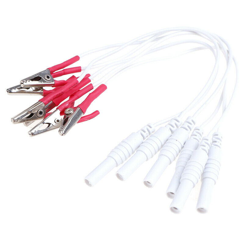 12Pcs/Set Alligator Clip Cable Electronic Acupuncture Treatment InstrumentBDAU