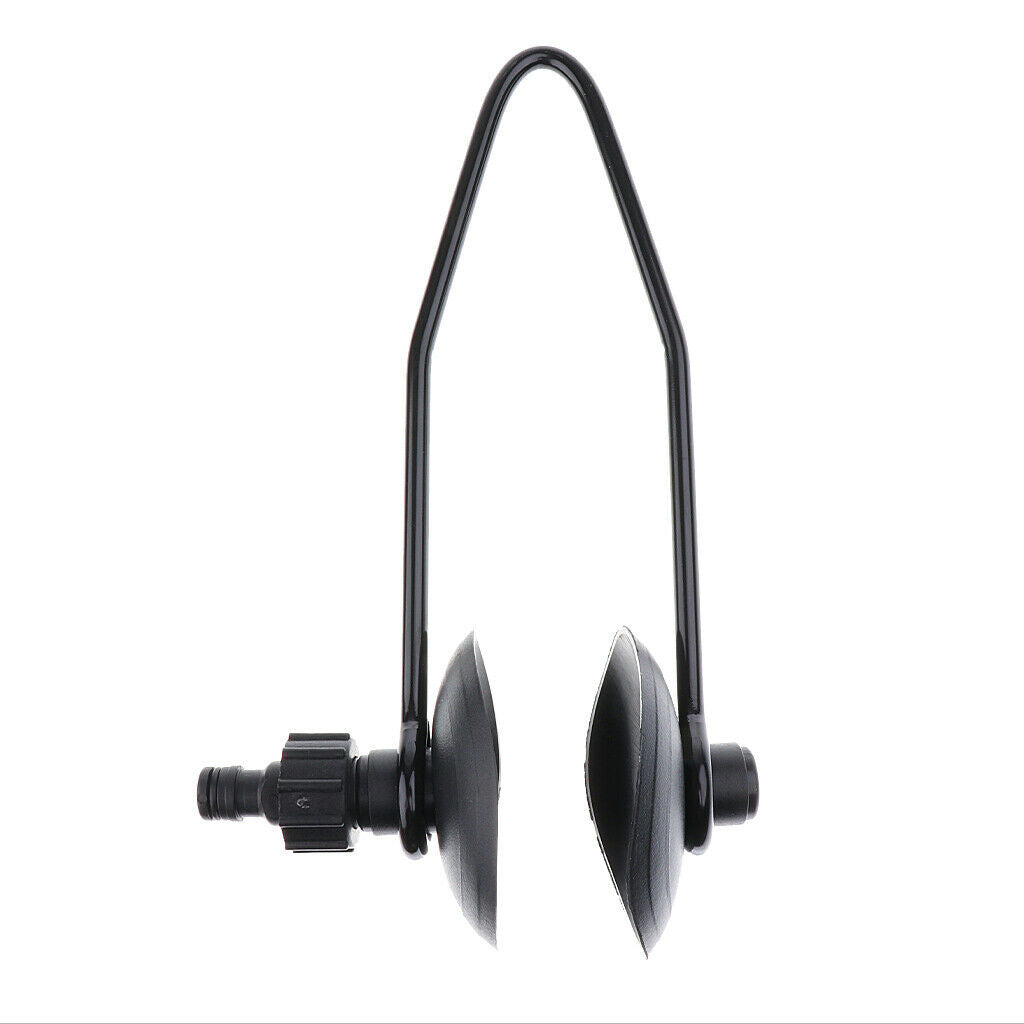 Black Outboard Flusher Boat Motor Water Feed Rectangular Marine Ear Muff