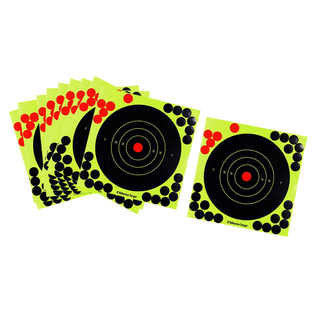 30 Pack 8inch Shooting Targets Gun Range Paster Hunting Targets Accessories