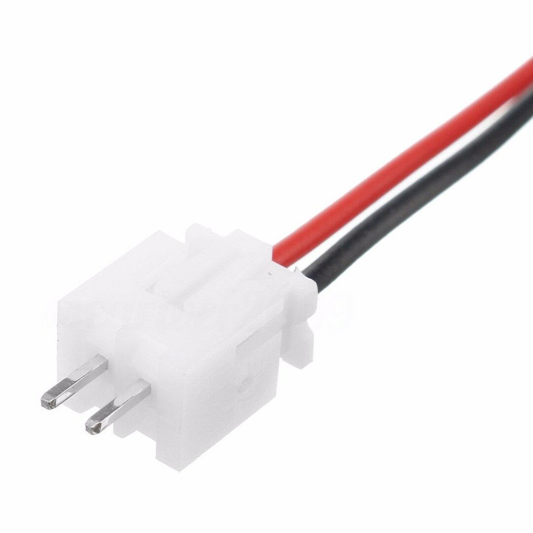 10 Set 2 Pin Mini Micro JST XH2.54mm 24AWG Connector Plug With Wires 150mm MH