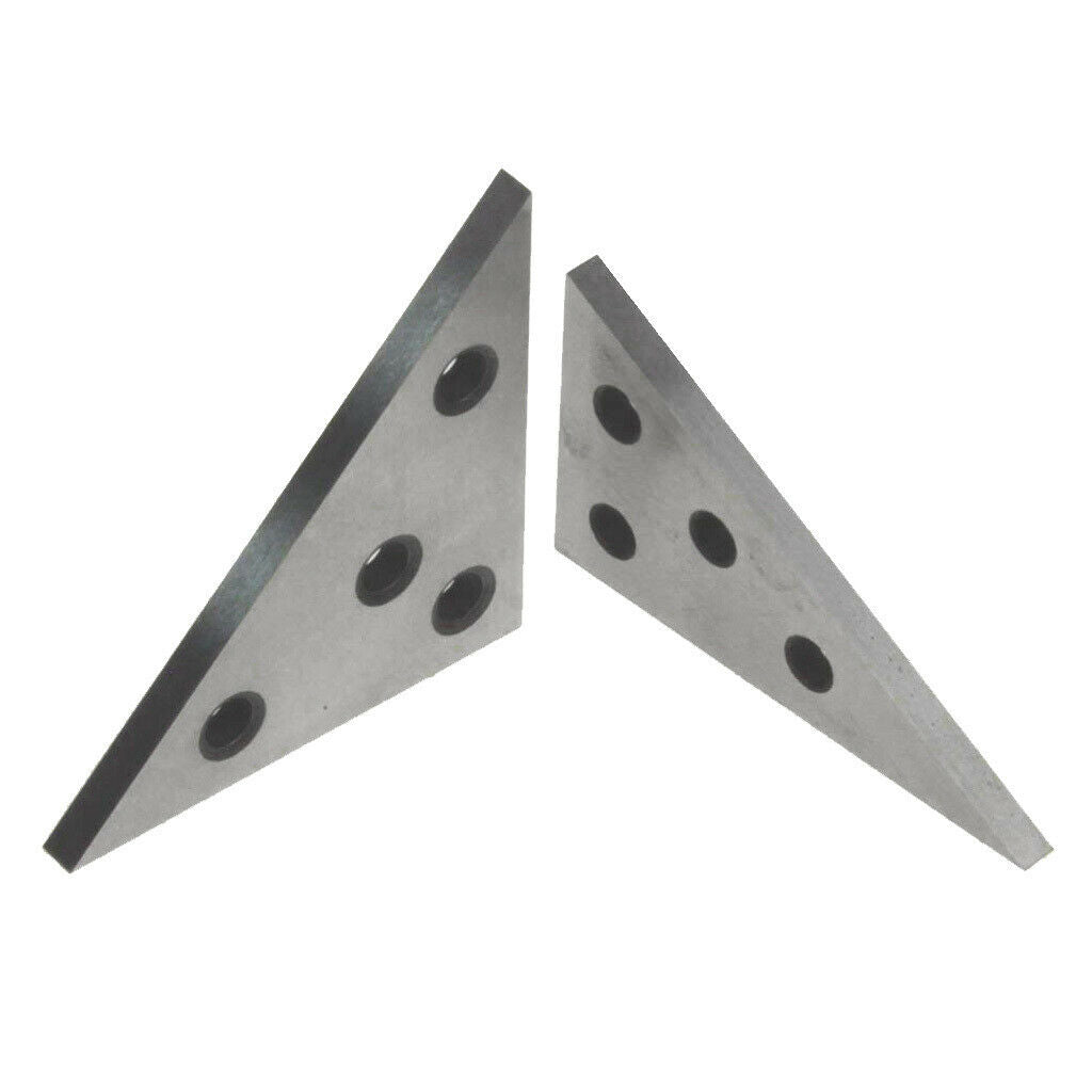 2Pcs/Set High Precision Angle block with 45/45/90 degree and 30/60/90 degree