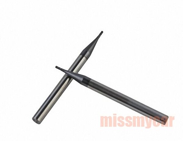 2pcs new 4/3mm coating four flute metal cutting tool bits  [M_M_S]
