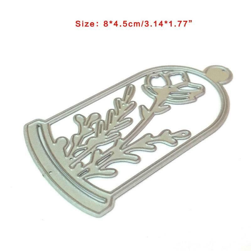 Bottle Flowers Metal Cutting Dies Stencil DIY Scrapbooking Album Paper Card Mold