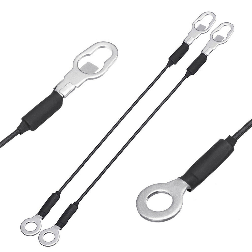 2pcs Tailgate Tail Gate Support Cables Hitch Strap for 93-11 Ford Ranger