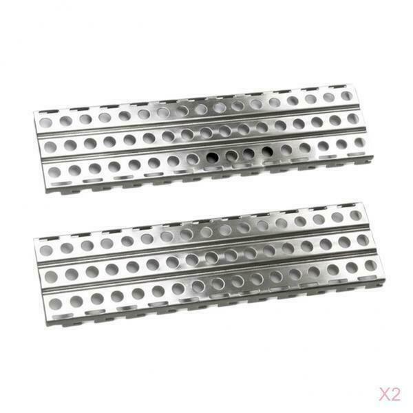 4 Piece Alloy 1:10 RC Car Anti-Skid Plate for TRX4 SCX10 90046 Upgrade Parts