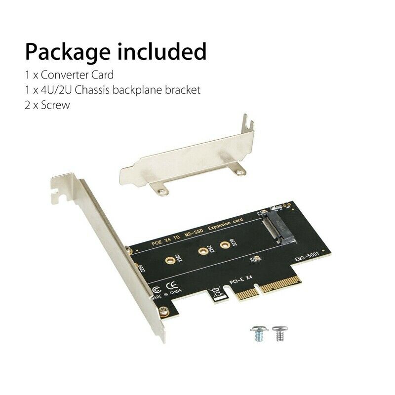 M.2 Nvme Ssd Ngff To Pcie 3.0 X4/X8/X16 Adapter Pcie To M2 Expansion Card M KeV6