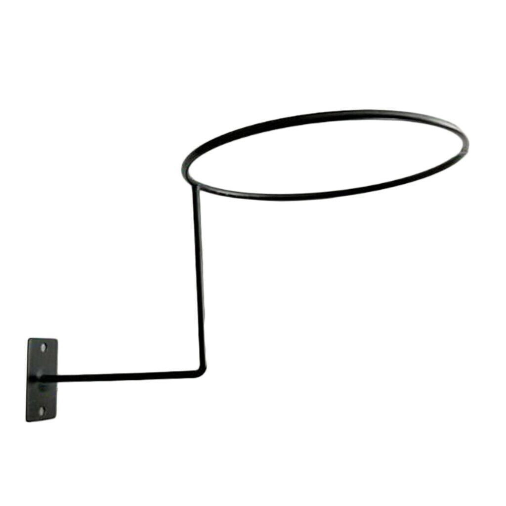 9x Anti-corrosion Helmet Holder Hanger for Top Cowboy Sun Hat Wig Black