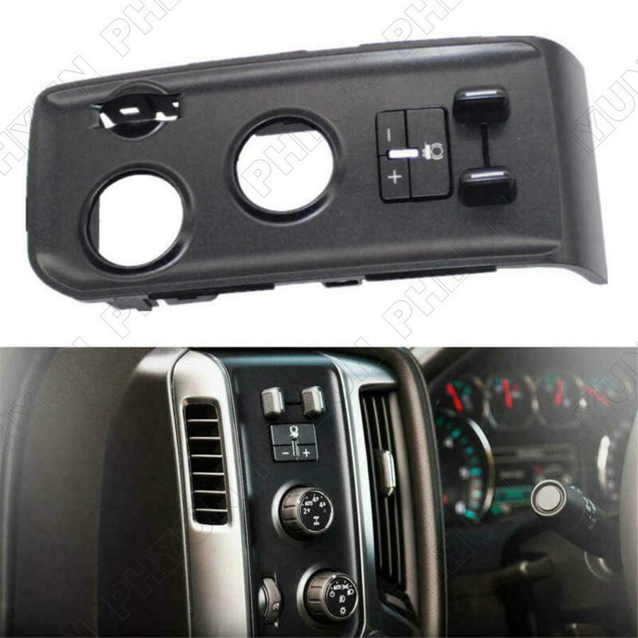 For 2014-2020 GM Silverado SIerra  Brake Control Switch Trim Plate Part 84109447